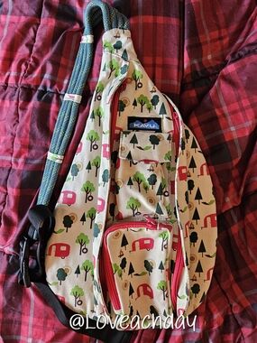 Retired✨️Kavu Sling Bag in "Campsite" Pattern